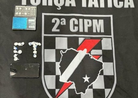 Homem com mandado de prisão é preso por tráfico de drogas em Caarapó