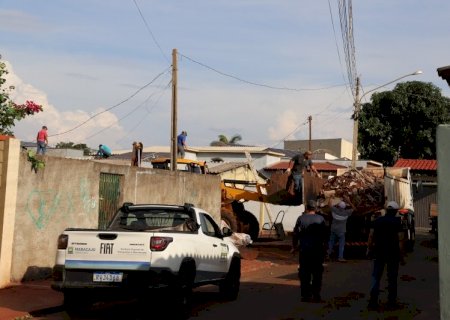 Prefeitura de Maracaju presta suporte às famílias afetadas pelas fortes chuvas desta quinta-feira (16)