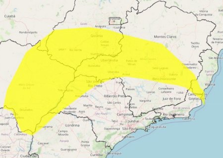 Dourados e região estão em alerta de tempestade até segunda-feira