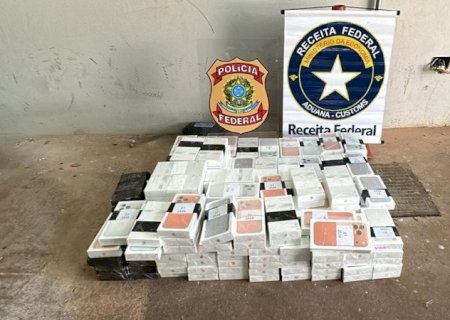 Mulher é presa com 226 celulares contrabandeados do Paraguai em Dourados