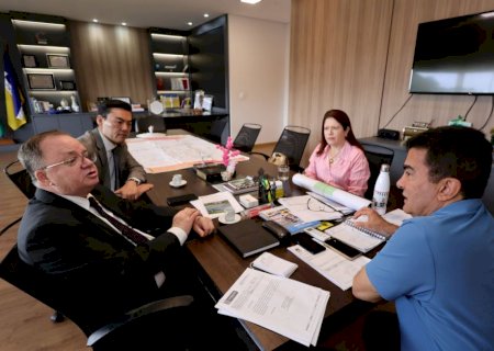 Prefeito recebe presidente do TJ-MS e debate avanços no Judiciário em Dourados