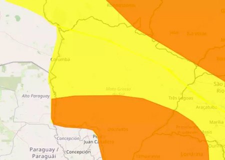 Inmet emite alerta de “perigo' para tempestades em MS até terça-feira