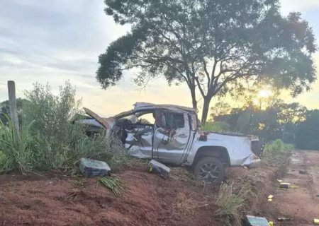 Motorista morre após capotar Amarok com mais de 1,6 tonelada de maconha