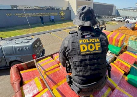 DOF registra quase 200 toneladas de drogas apreendidas em 2025 e atinge segunda maior marca da história