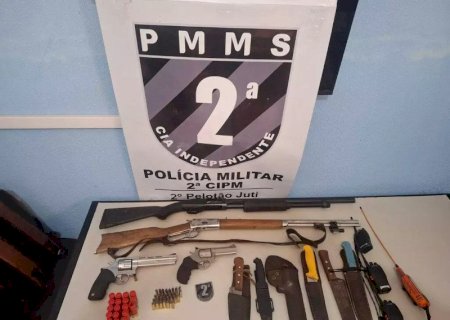 Caçada ilegal termina com tiro acidental e quatro presos no interior de MS