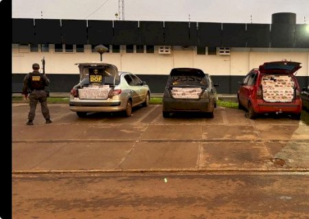 DOF intercepta comboio com cigarros e mercadorias do Paraguai