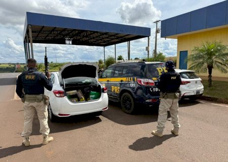 PRF apreende 280 Kg de maconha em Eldorado