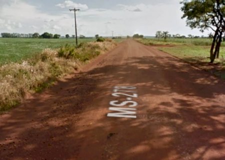 Rodovia MS-278 entre Caarapó e Fátima do Sul será retomada pavimentação