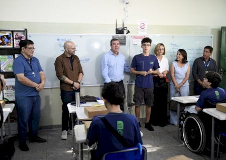 Com estrutura adequada, MS inicia ano letivo para 180 mil alunos em 352 escolas da rede estadual
