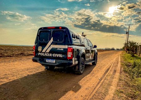 Em Coxim, Polícia Civil prende suspeito com mandado de prisão preventiva por descumprimento de medida protetiva de urgência