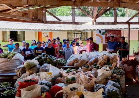 Em mais uma entrega do PAA, famílias indígenas recebem 10 toneladas de alimentos