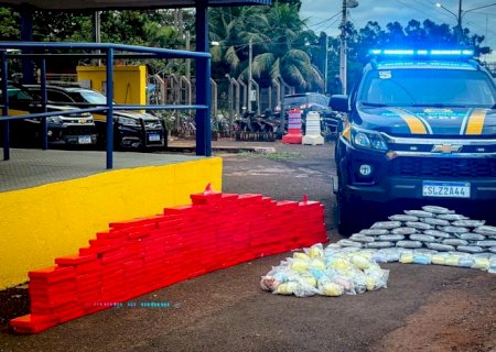 PRF apreende 271 Kg de drogas em Dourados