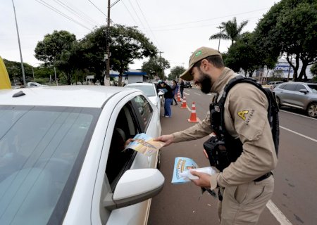 Prefeitura leva blitz educativa à Marcelino Pires e reforça conscientização no trânsito