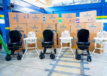 Prefeitura de Maracaju investe em estrutura para Educação Infantil e entrega novos carrinhos de bebê e cadeiras de alimentação aos CIEI’s.