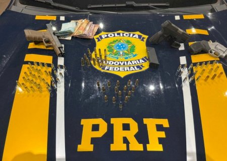 PRF prende trio armado e cumpre mandados de prisão em Paranaíba