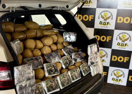 DOF prende homem com drogas em Dourados e recupera veículo furtado em São Paulo
