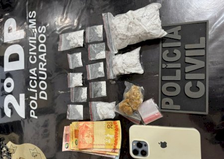 Polícia Civil prende mulher por tráfico de drogas em Dourados