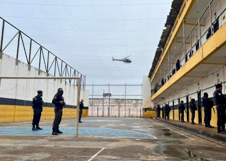 Penitenciária de Dourados recebe ações integradas do programa Brasil Contra o Crime Organizado e reforça a segurança na região de fronteira