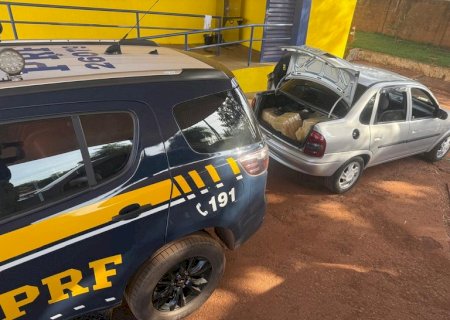 PRF apreende 197 Kg de maconha em Rio Brilhante