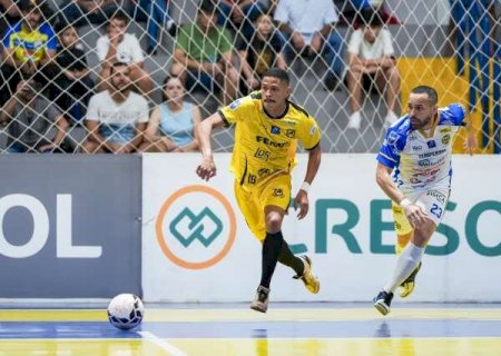 Time de MS vence em casa e segue na briga pelos playoffs da Liga de Futsal