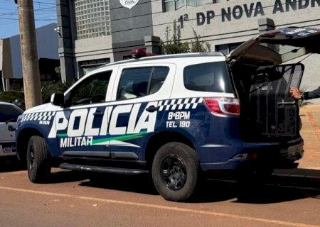 Jovem é detido após discutir com madrasta, ameaçar pai e danificar veículo em Nova Andradina