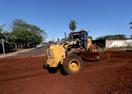 Prefeitura acelera recapeamento em Dourados com obras no fim de semana