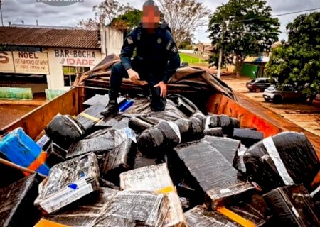 PM apreende 2,5 toneladas de maconha em carga de couro bovino